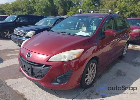 2012 Mazda Mazda5 Grand Touring из США, поврежденный, VIN JM1CW2DL9C0124543